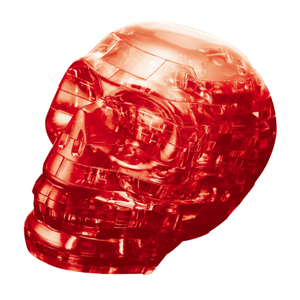 Original 3D Crystal Puzzles Skull 2 Pieces BePuzzled Plastic 3D Puzzles