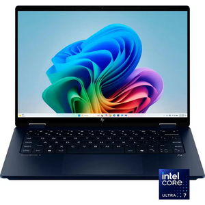 HP - OmniBook X Flip 2-in-1 - Copilot+ PC - 14" 2K Touch-Screen Laptop - Intel Core Ultra 7 - 16GB Memory - 1TB SSD - Atmospheric Blue