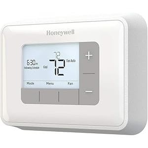 Home RTH6360D1002 Programmable Thermostat, 5-2 Schedule, 1-Pack, White