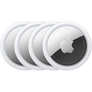 Apple AirTag 4 Pack. Keep Track of and find Your Keys, Wallet, Luggage, Backpack, and More. Simple one-tap Set up with iPhone or iPad