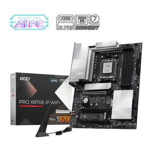 MSI - PRO X870E-P WIFI (Socket AM5) AMD X870E ATX DDR5 Wi-Fi 7 Motherboard - Grey