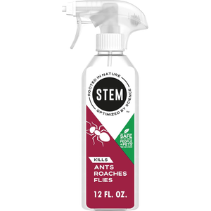 STEM Kills Ants, Roaches And Flies: Plant-Based Active Ingredient Bug Spray, Botanical Insecticide For Indoor And Outdoor Use; 12 fl oz (Pack Of 1)