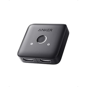 Anker HDMI Switch, 4K@60Hz HDMI Switcher, 2 in 1 Out with Smooth Finish, Supports HDR, 3D, Dolby, Compatible with Laptops, PC, Xbox Series, PS5 / PS4, Projector, and More