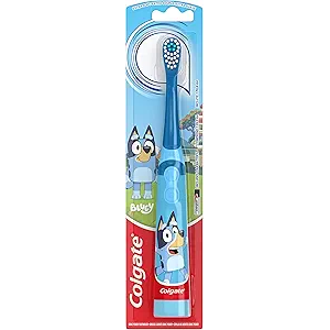 Colgate Kids Powered Vibrating Toothbrush Bluey 1 Pack