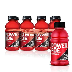 POWERADE Sports Drink Fruit Punch, 12 Ounce (Pack of 8)