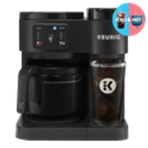 Keurig K-Duo Essentials, Hot & Iced Single-Serve K-Cup Pod Coffee Maker & Carafe, Black