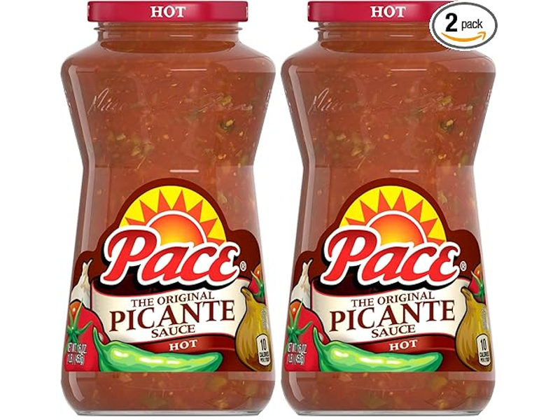 Pace Hot Picante Sauce, 16 oz. (Pack of 2)