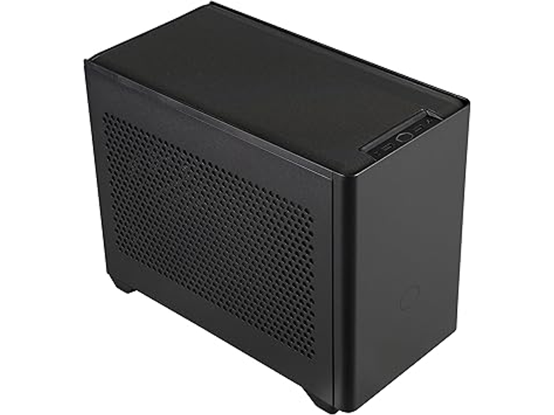 Cooler Master NR200 Mini-ITX PC Case Ready, Horizontal GPU Mount, Designed Ready Nvidia RTX 5070 Ti | AMD RX 9070 XT, SFX PSU – Ready to Install, Airflow Up To 6 Fans, Vented Panels, DIY