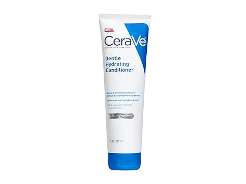 CeraVe Gentle Hydrating Conditioner, Hair Conditioner With Ceramides, Niacinamide & Hyaluronic Acid, Sulfate Free & Color Safe, Moisturizing Conditioner For All Hair & Scalp Types