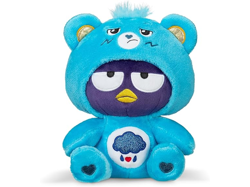 Care Bears - Badtz-Maru Dressed As Grumpy Bear 8" Fun-Size Plush, Blue - Soft, Huggable Bestie! – Good for Girls and Boys, Employees, Collectors, Ages 4+