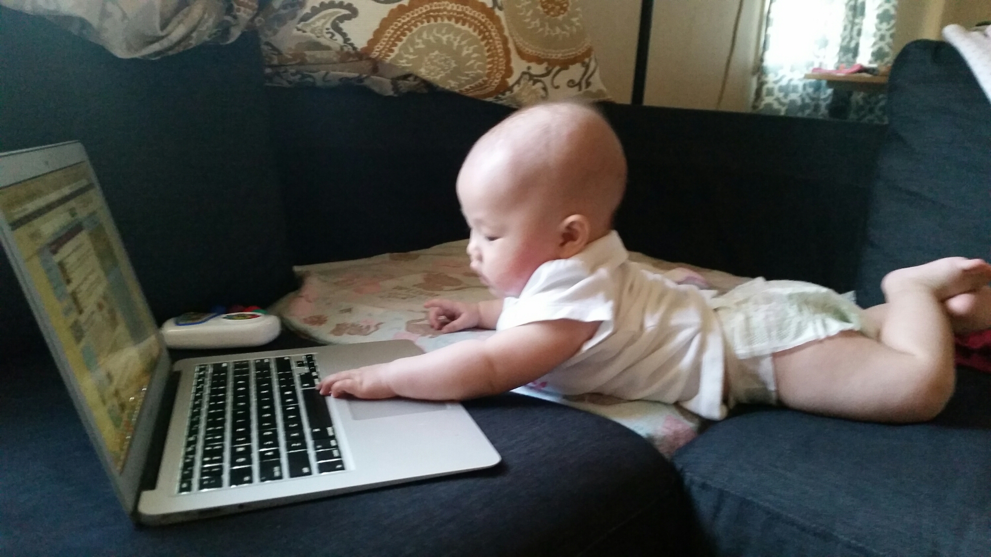 You Love To Play On Mommy's Computer