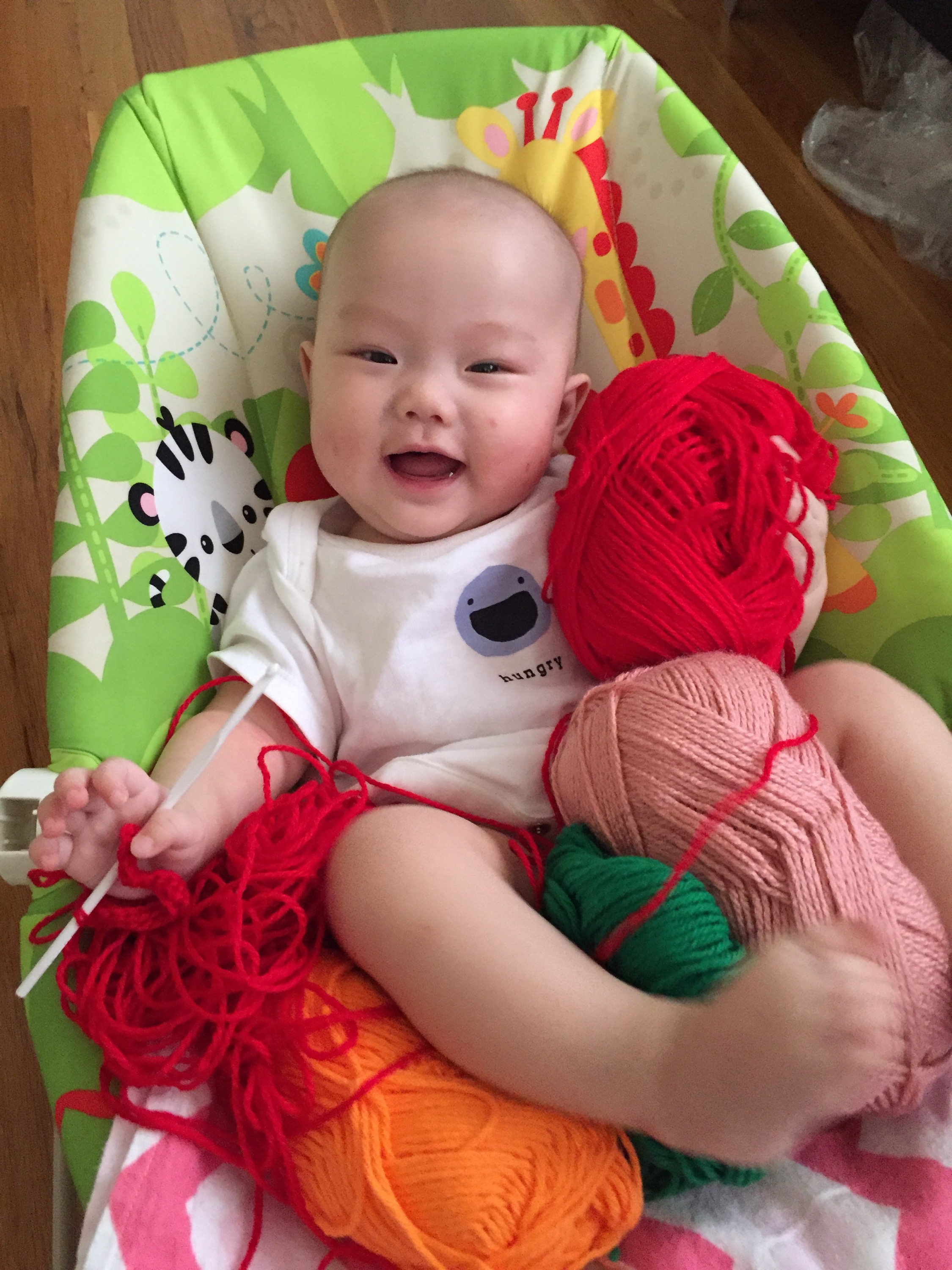 You Love Mommy's Yarn!
