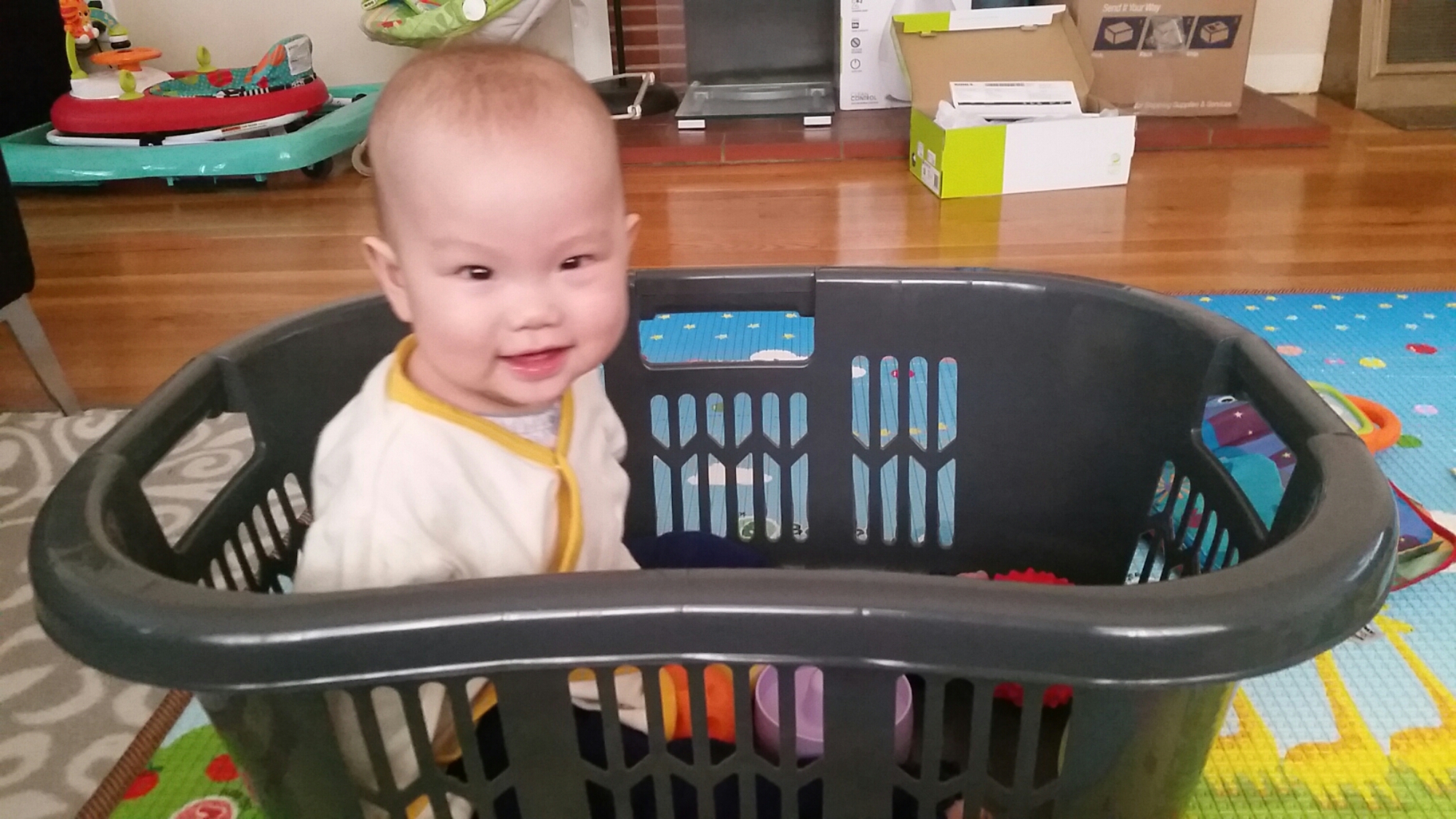 Your first basket ride